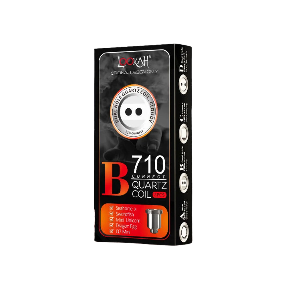 Lookah 710 Quartz Wax Dish Coils - B