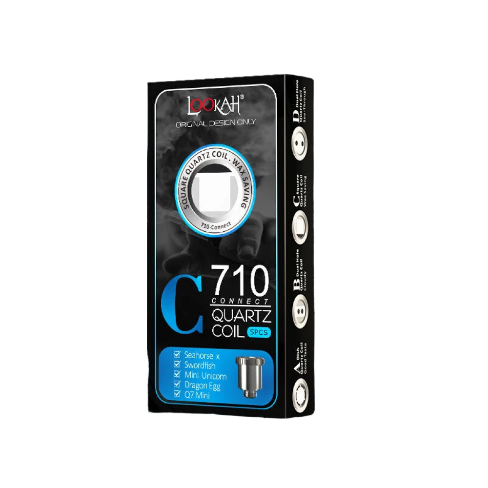 Lookah 710 Quartz Wax Dish Coils - C