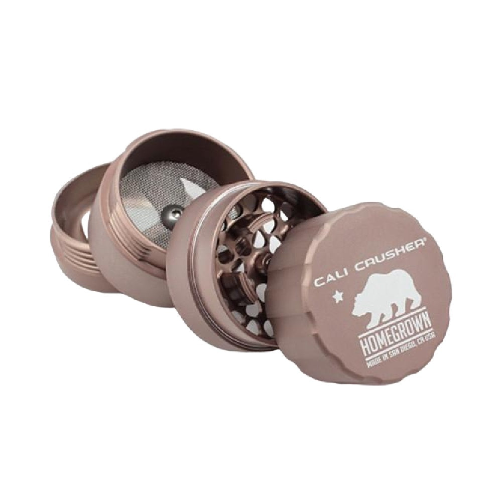 Cali Crusher Homegrown Pocket 1.85" 4 Piece Grinder Brown