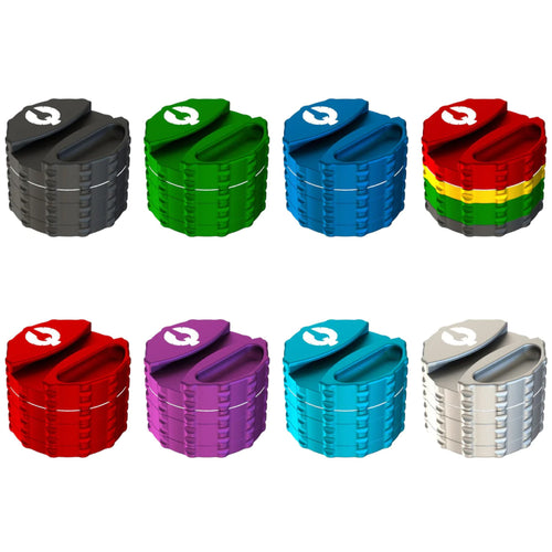Phoenician Large 4 Piece Grinder with Paper Holder All Colors
