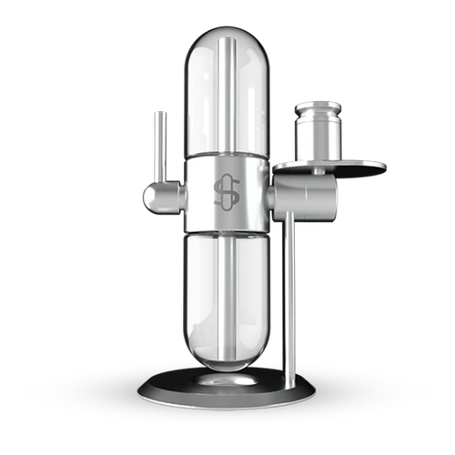 Stündenglass Gravity Hookah V2 - Polished Silver