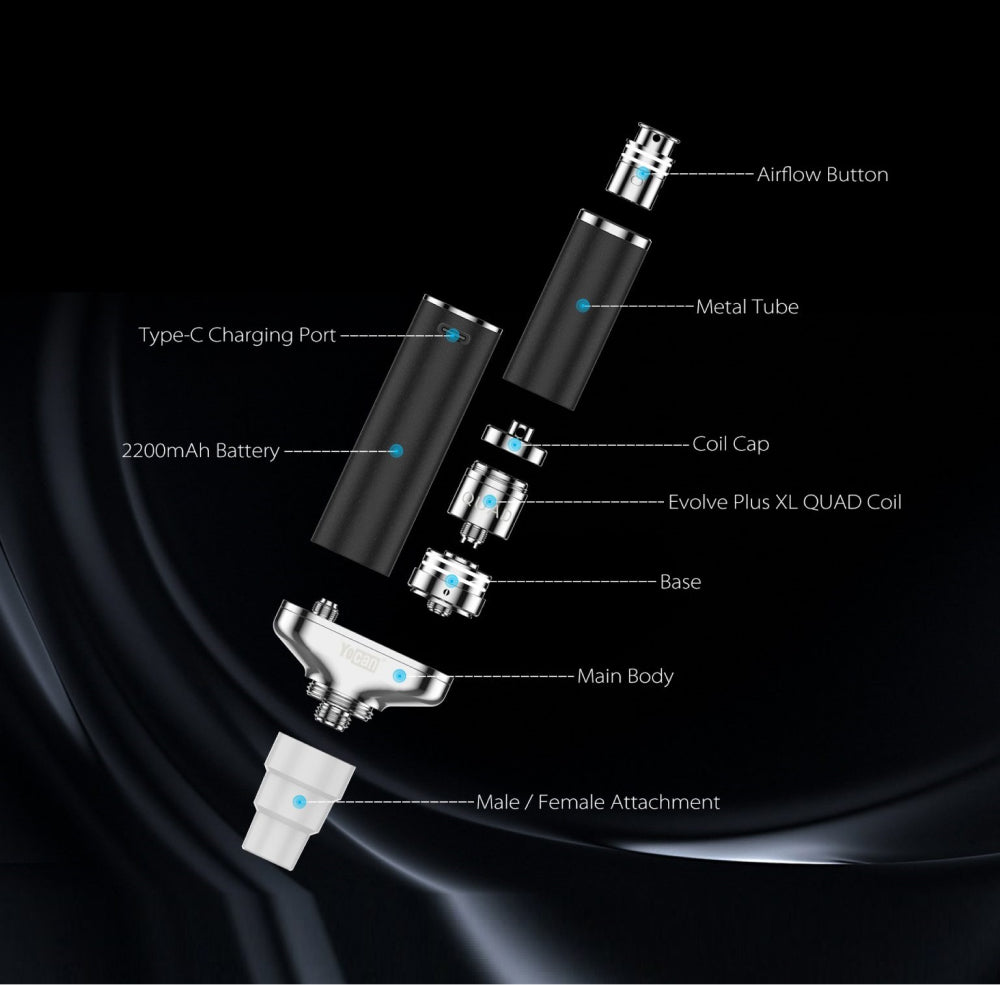 Yocan Torch XL Enail - Exploded View