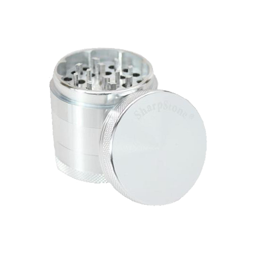 Products SharpStone® Hard Top 5 Piece Herb Grinder - Silver