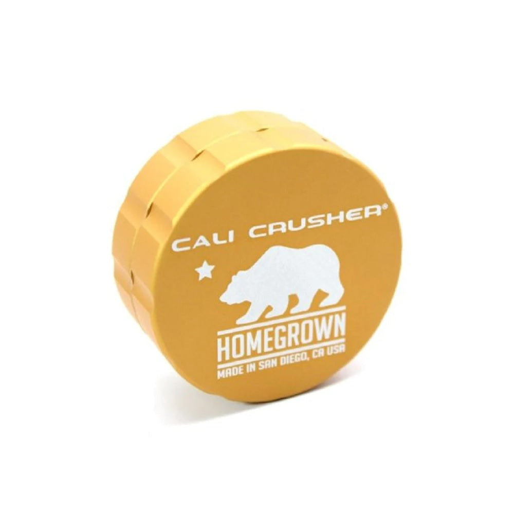 Cali Crusher Homegrown Large 2.35" 2 Piece Grinder Gold