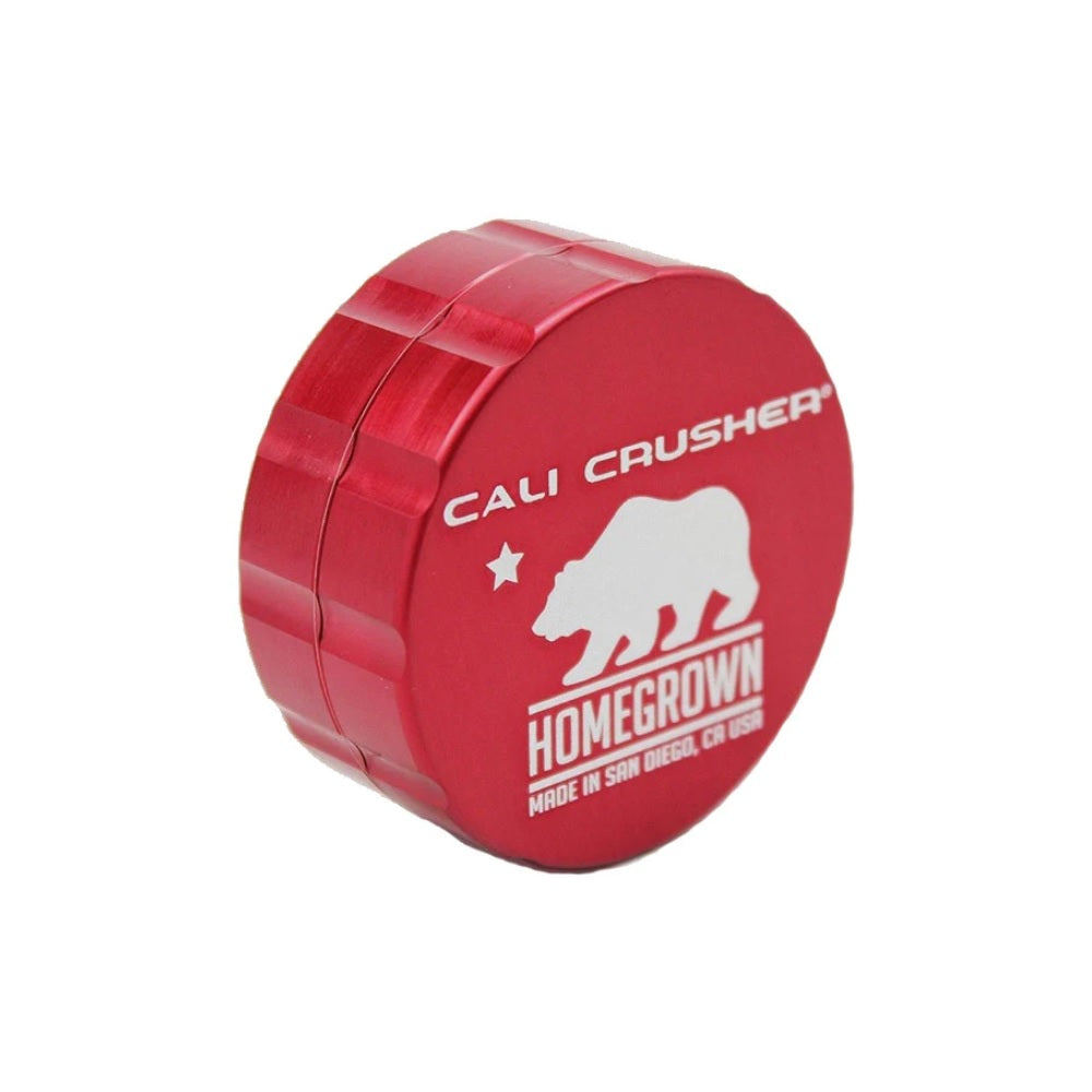 Cali Crusher Homegrown Large 2.35" 2 Piece Grinder Red