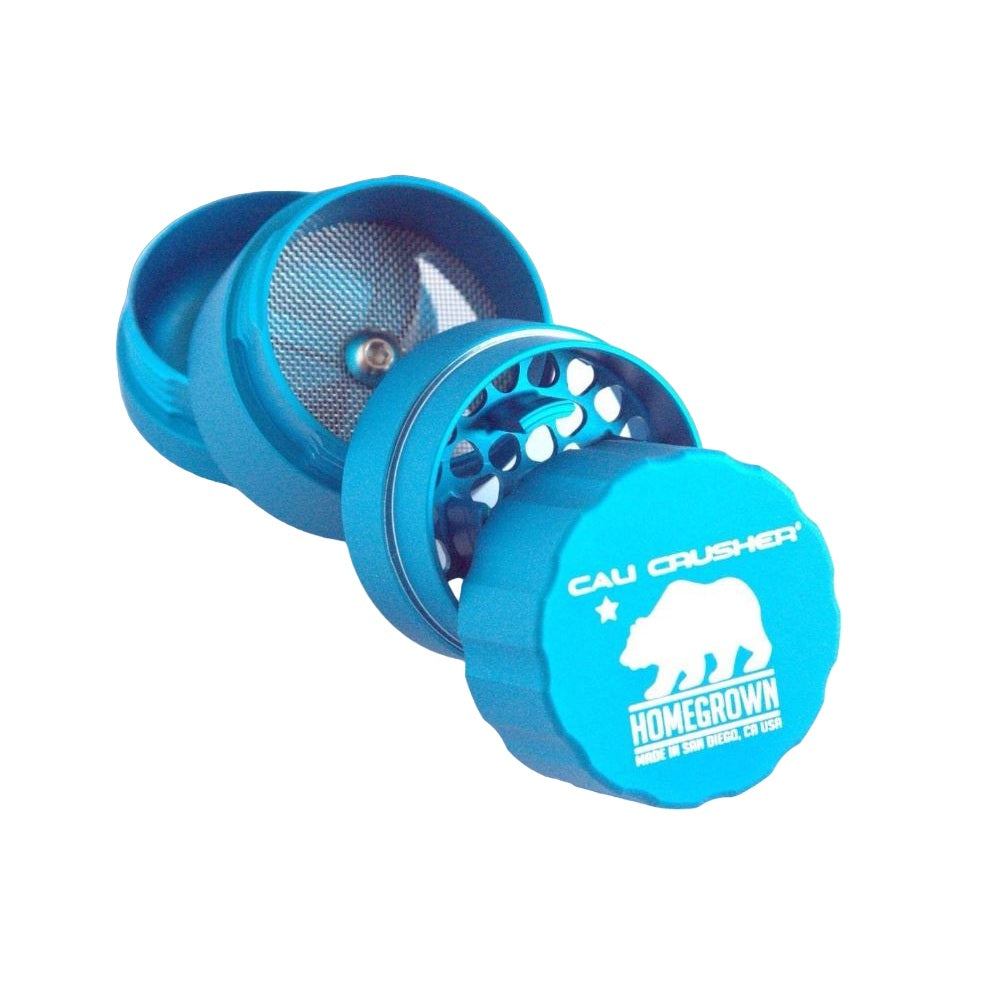 Cali Crusher Homegrown Large 2.35" 4 Piece Grinder Aquamarine