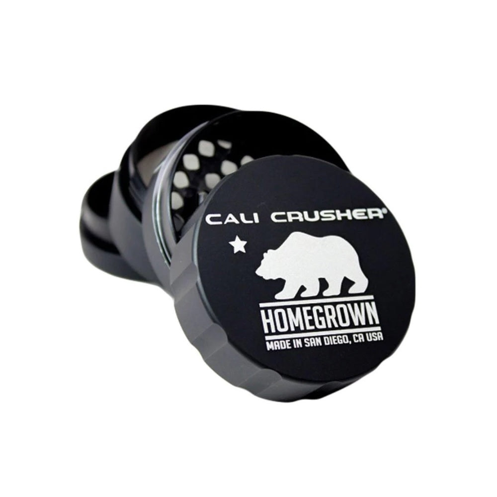 Cali Crusher Homegrown Large 2.35" 4 Piece Grinder Black