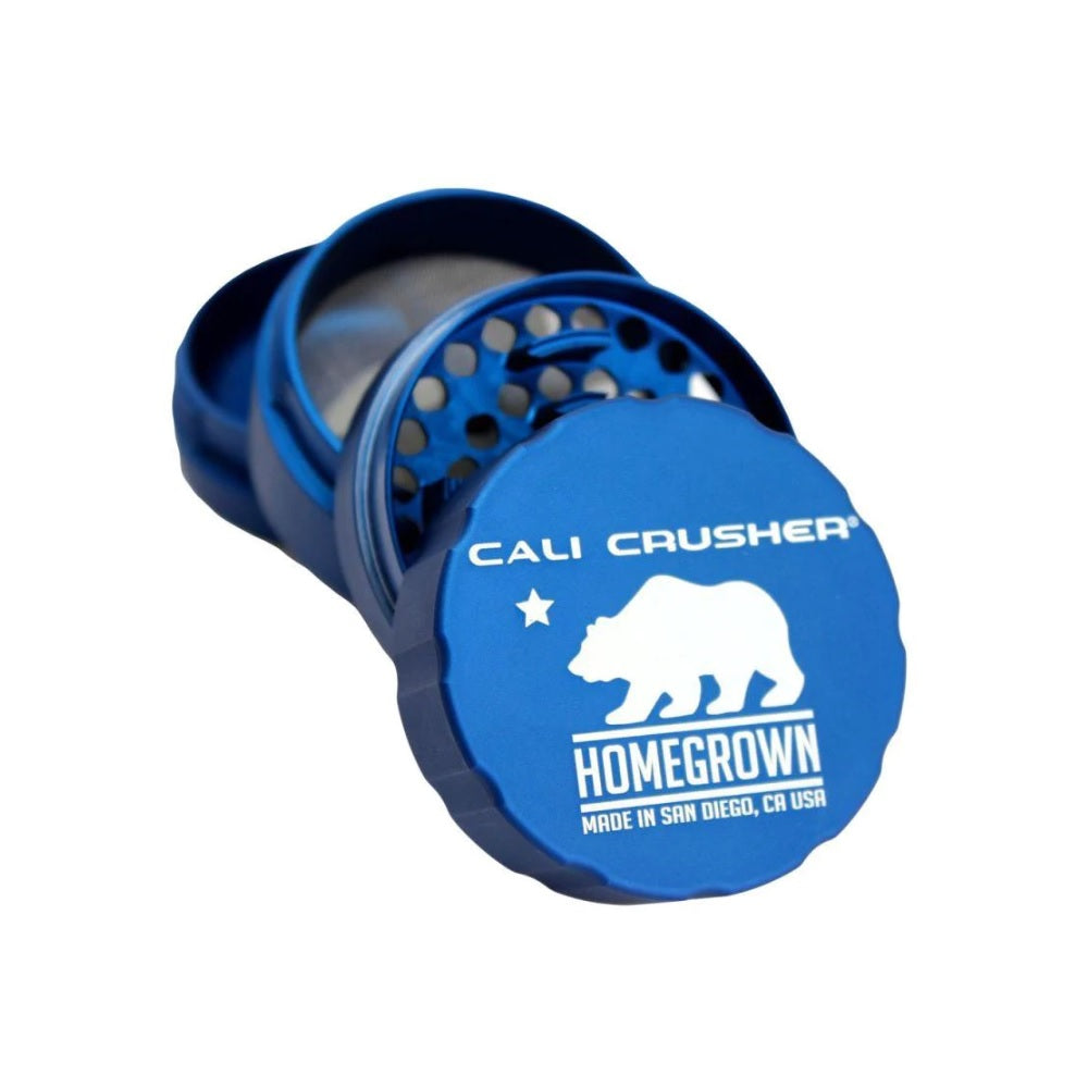 Cali Crusher Homegrown Large 2.35" 4 Piece Grinder Blue