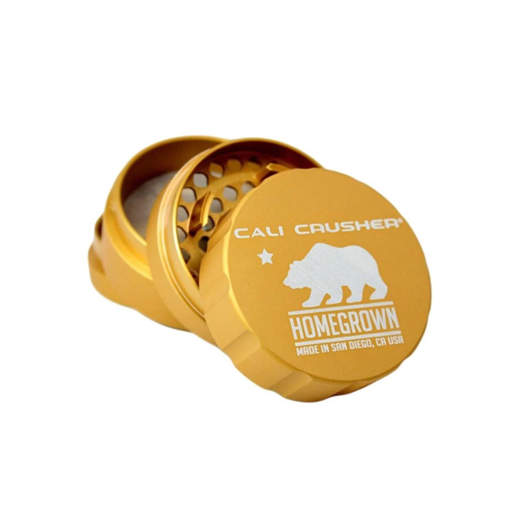 Cali Crusher Homegrown Large 2.35" 4 Piece Grinder Gold
