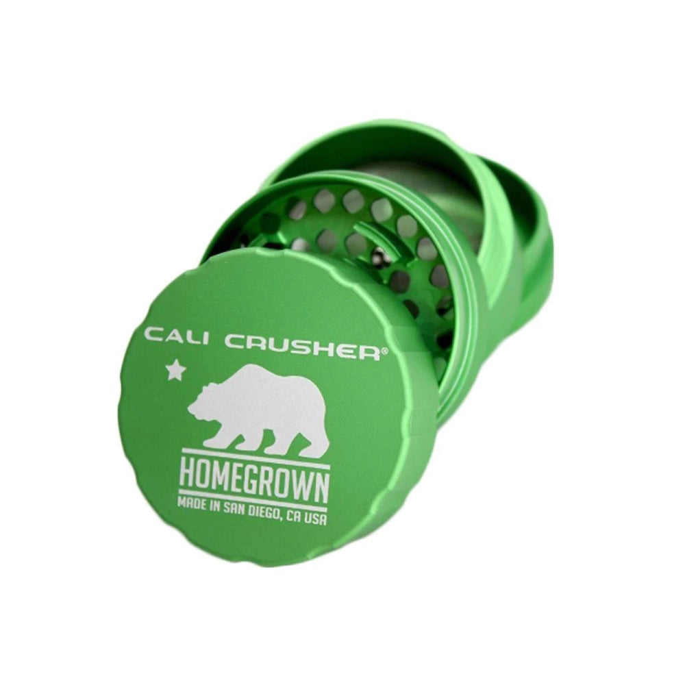 Cali Crusher Homegrown Large 2.35" 4 Piece Grinder Green