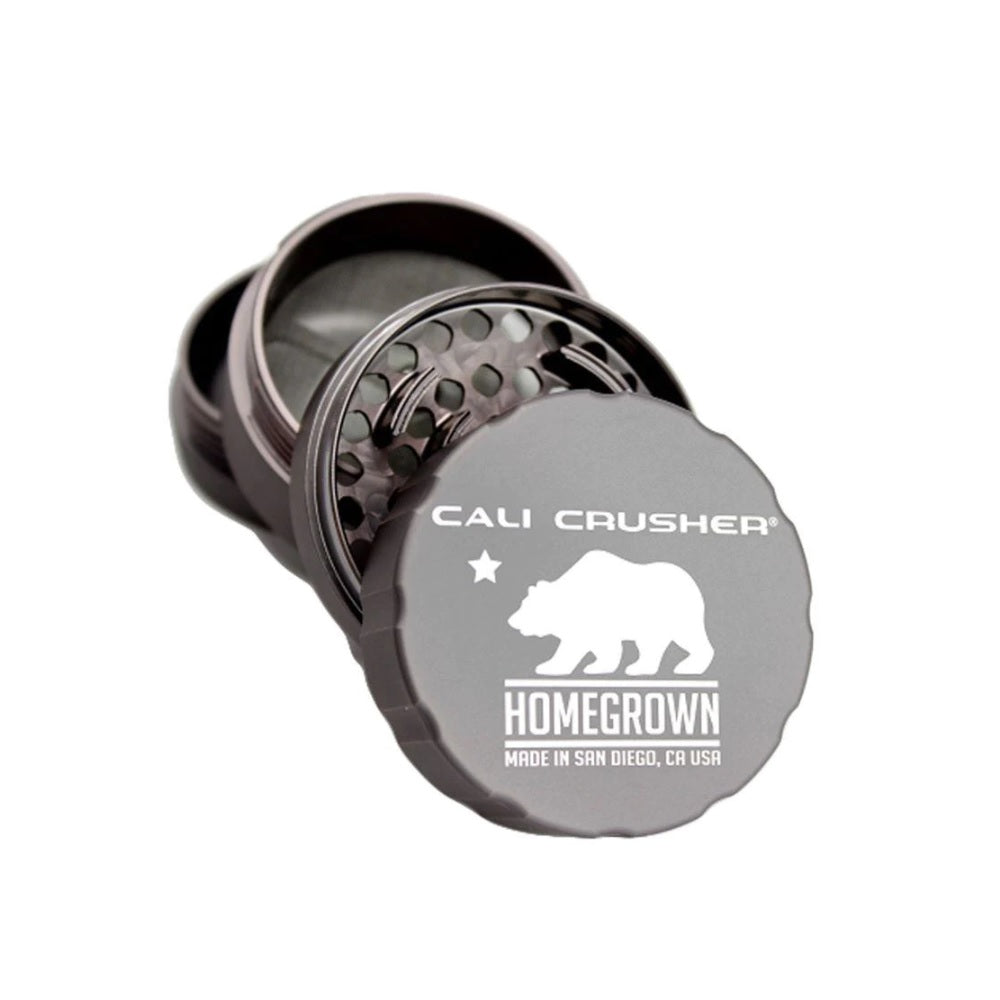 Cali Crusher Homegrown Large 2.35" 4 Piece Grinder Grey
