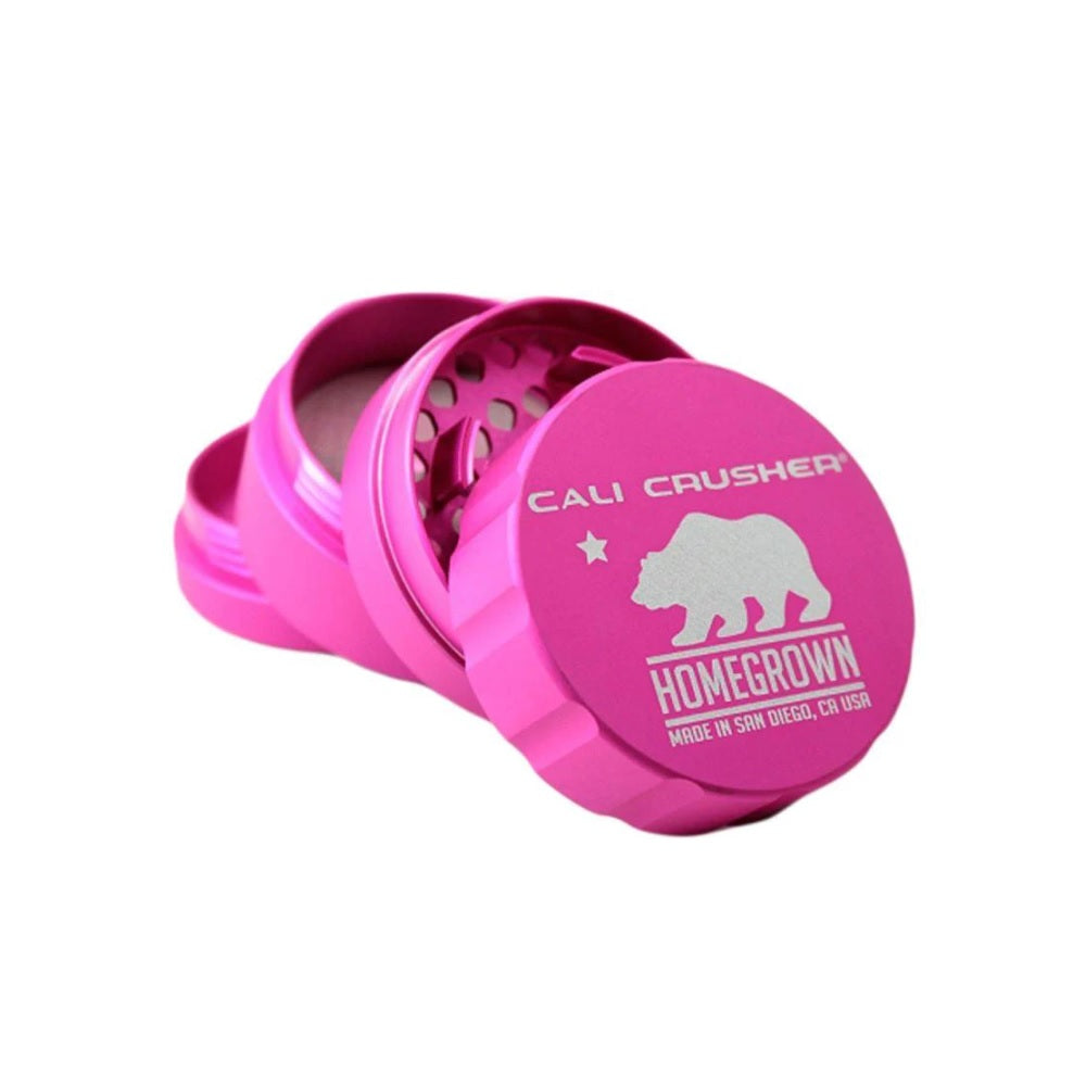 Cali Crusher Homegrown Large 2.35" 4 Piece Grinder Pink