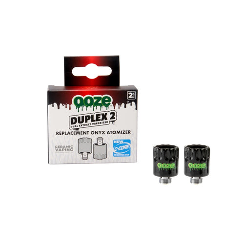 Ooze Duplex 2 Replacement Onyx Atomizer - 2 Pack
