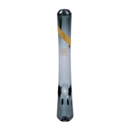 Marley Smoked Glass Steamroller with Gold Stripe Decal