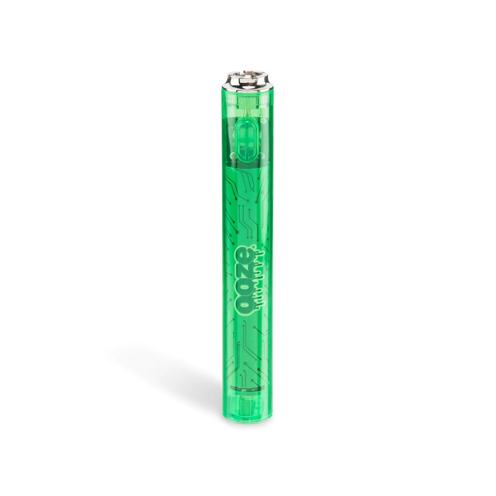 Ooze Slim Clear Series Transparent Vape Battery - Slime Green