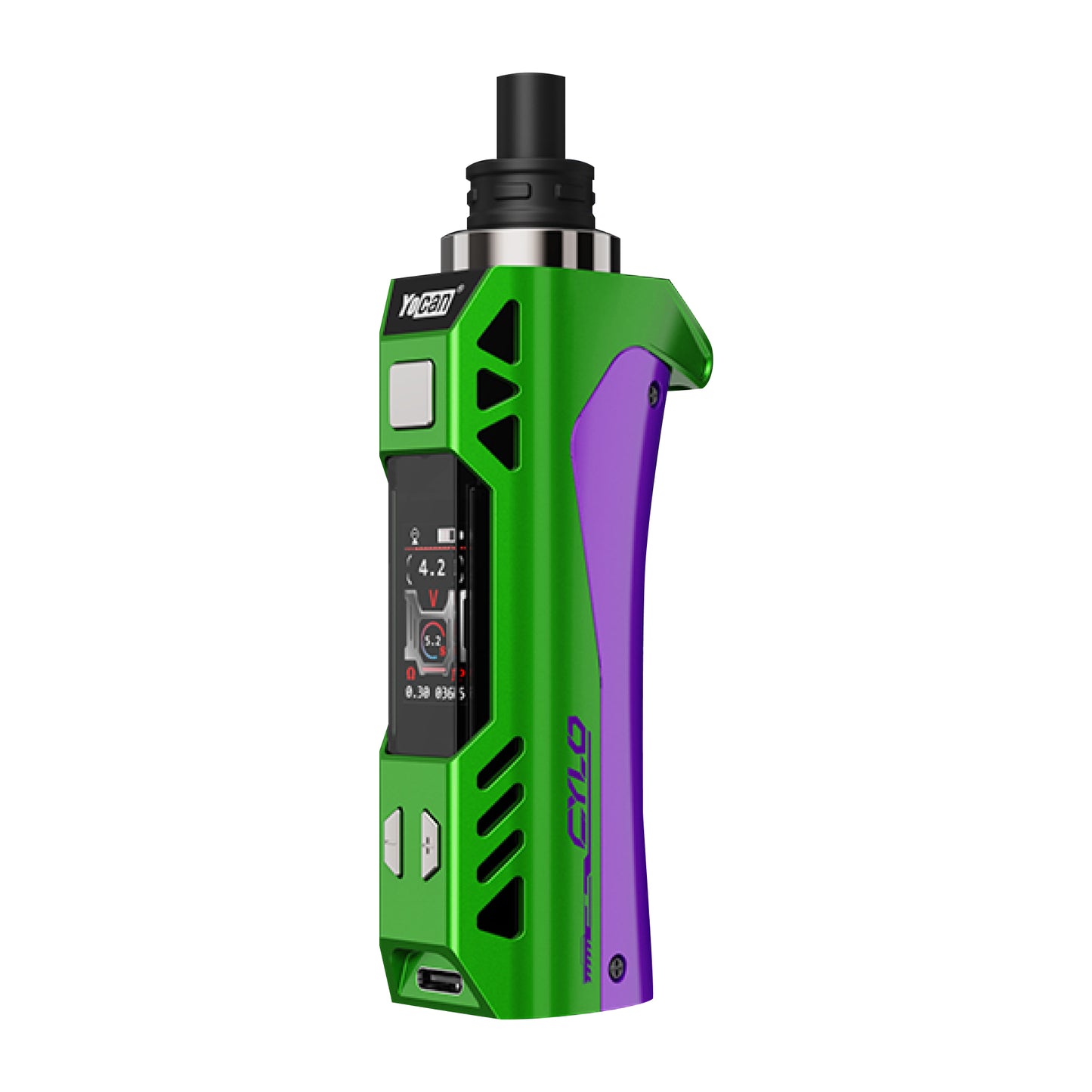 Yocan Cylo Vaporizer - Green-Purple