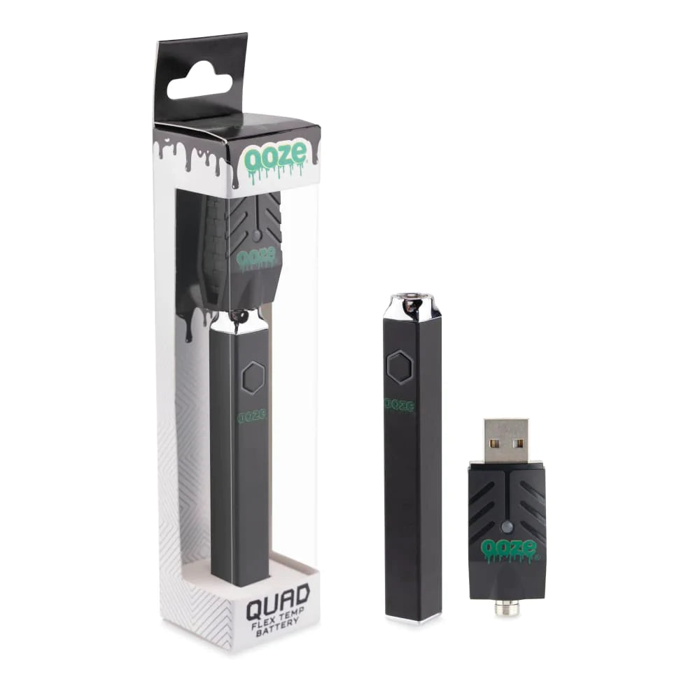 Ooze Quad Square Flex Temp Battery Kit