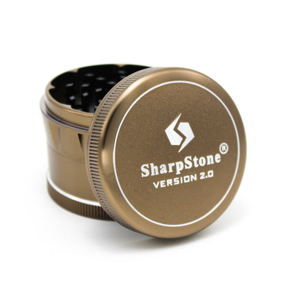 SharpStone® V2 Hard Top 4 Piece Herb Grinder - Green