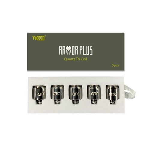 Yocan Armor Plus Coils - 5 Pieces - Quartz Tri Coil