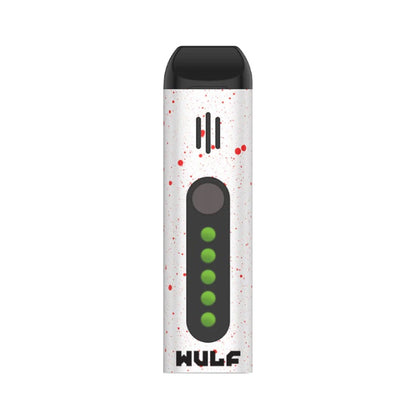 Wulf Mods Flora Dry Herb Vaporizer - White Red Spatter