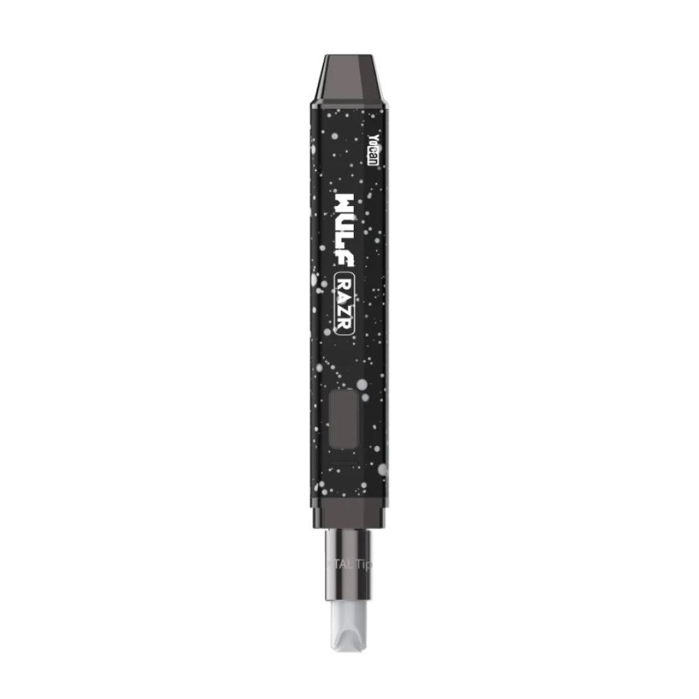 Wulf Modz RAZR Nectar Collector Vaporizer and Hot Knife - Black White Spatter