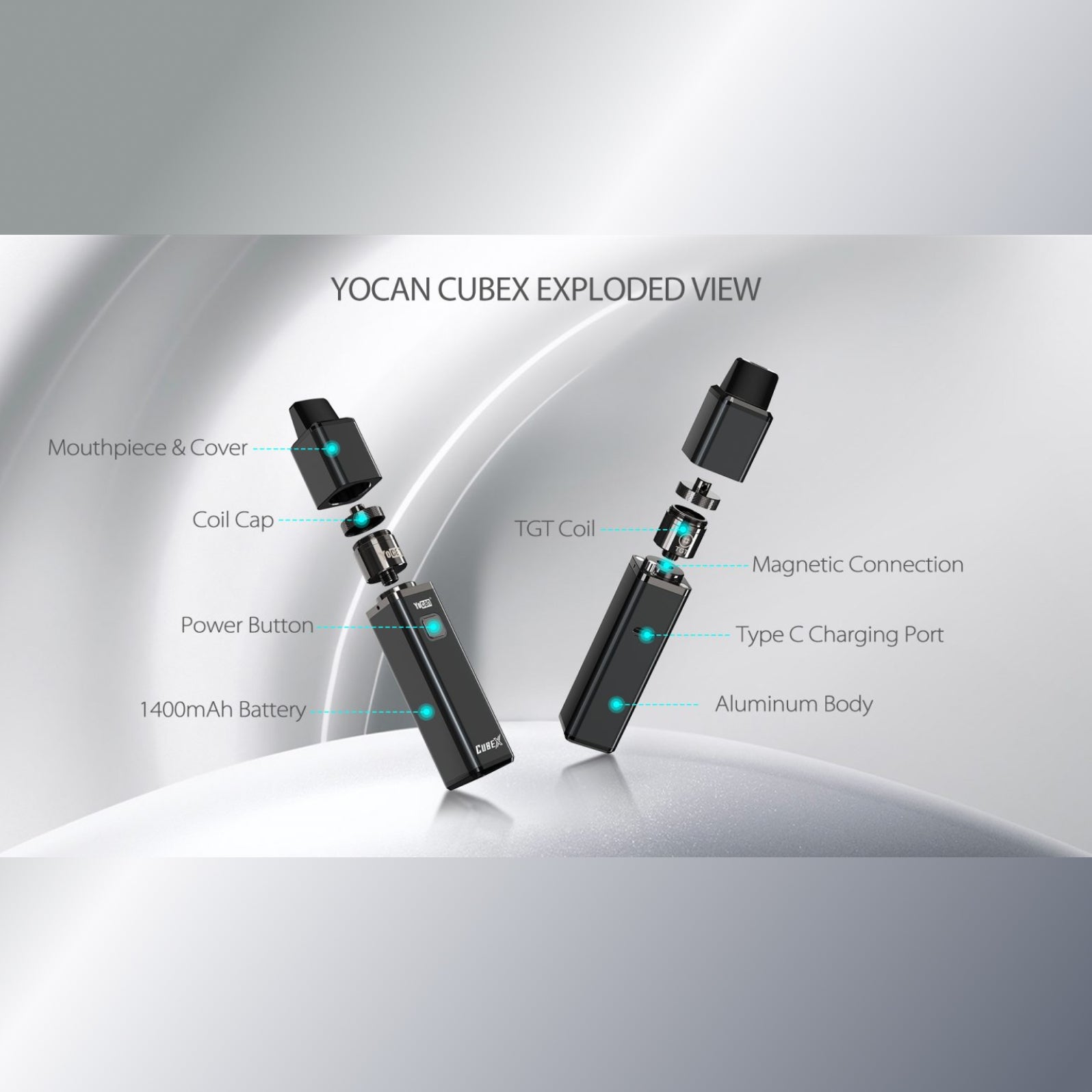 Yocan Cubex Vaporizer Parts